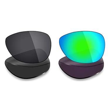 Imagem de Mryok 2 pares de lentes polarizadas de substituição para óculos de sol Oakley Crosshair 2012 – Opções