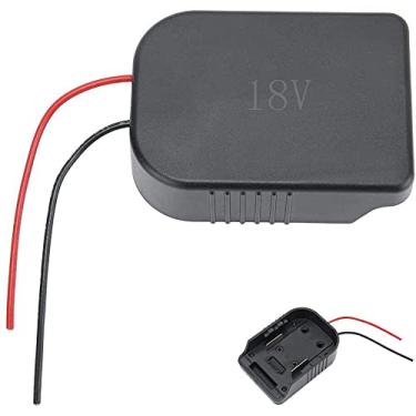 Imagem de Conversor de bateria de 18 V/adaptador de bateria de cabo de 12 fios de 25 cm, resistência a quedas e desgaste, tamanho compacto, compatível com baterias Makita e baterias Bosch