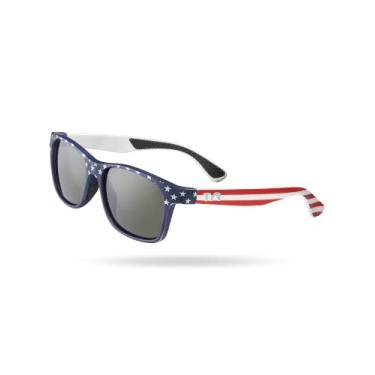 Imagem de TYR Springdale Hts Óculos de sol ovais, Fumaça/azul, One Size