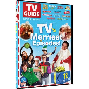 Imagem de TV Guide Spotlight: TV's Merriest Holiday Episodes: Bewitched - The Flying Nun - The Partridge Family - Roseanne - The Cosby Show - Married With Children - 3rd Rock From The Sun - The Ellen Show - Just Shoot Me - The Nanny - NewsRadio - That '70s Show