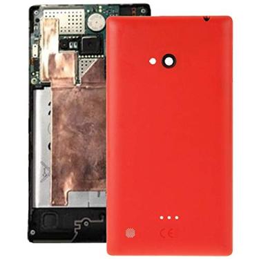 Imagem de Peças de reposição para reparo de peças de plástico fosco capa traseira para Nokia Lumia 720 (cor: vermelha)