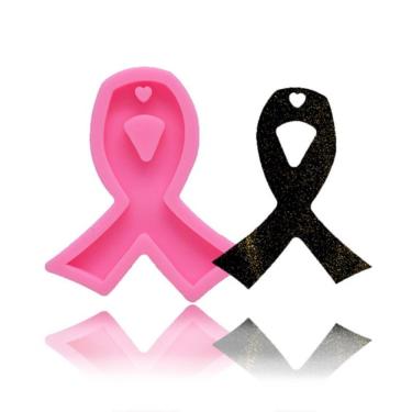 Imagem de Molde De Silicone Fita Vermelha Chaveiro Resina