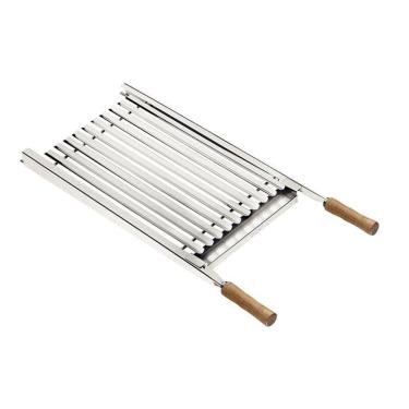 Imagem de Grelha para Churrasco Tramontina 26492002 79x36 Aço Inox