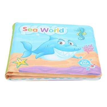 Imagem de Livros de banho de bebê flutuantes, livros de banho de EVA com duração de cor Melhora a percepção de cores Material de EVA Ferramentas de educação infantil para