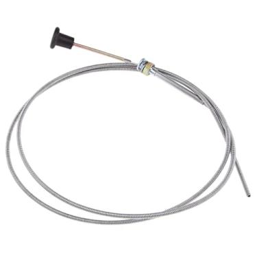 Imagem de Fenteer 237 Cabo de controle de engasgador universal push pull 63" interno 60" - cortador de trator de viagem de fio 3/4"