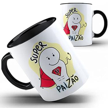 Imagem de Caneca preta Flork Pai super Paizão