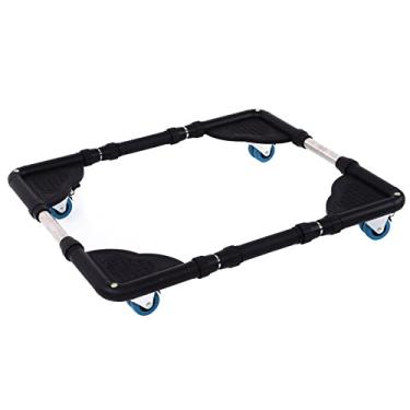Imagem de Suporte de máquina de lavar, forte capacidade de rolamento fácil de mover rolo móvel resistente para mudança para colocação de eletrodomésticos