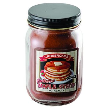 Imagem de CWI Gifts Vela de pote de cerveja com xarope de bordo amanteigado, marrom, 6,35 cm