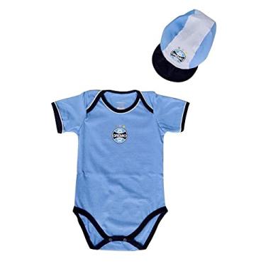 Imagem de Kit Body e Boné Infantil Grêmio Oficial
