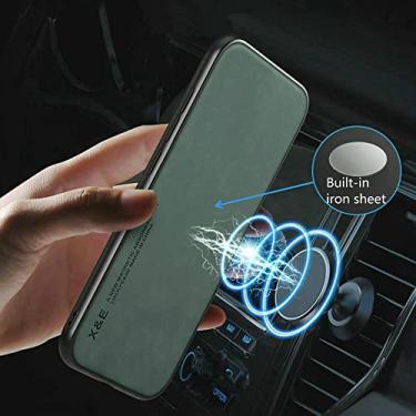 Imagem de Kepuch Silklike Capa para Vivo X27 Pro - Case Placa de Metal Embutida para Vivo X27 Pro - Verde