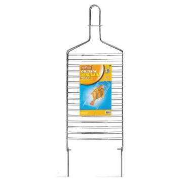 Imagem de Grelha Dupla Para Churrasco Abaulada Pequena