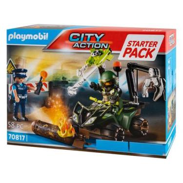 Imagem de Playset Playmobil Starter Pack Treinamento - Policial Sunny Brinquedos