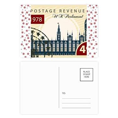 Imagem de Carimbo do Parlamento de Londres, Inglaterra, Grã-Bretanha, Reino Unido, Natal, Celebração, Cartão Postal Cartão de Bênção