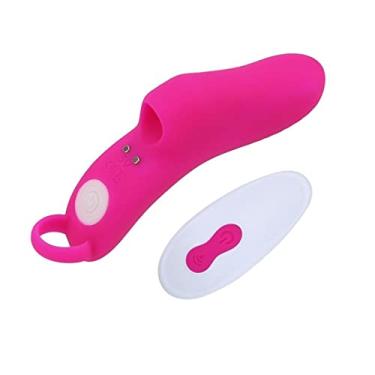 Imagem de Vibradores de Dedo Sem Fio Feminino Estimulador Clitóris Mamilo Brinquedos Sexuais adultos Erótico Zatla Shop (Rosa)