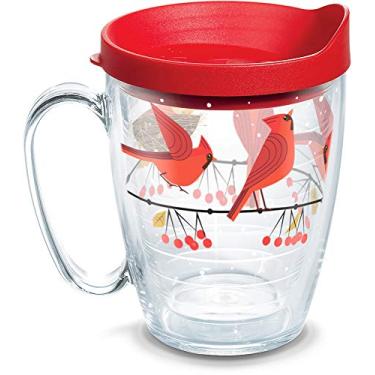 Imagem de Tervis Copo isolado Cardinals com envoltório e tampa, 473 ml