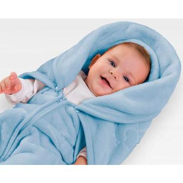 Imagem de Cobertor Jolitex Baby Sac Relevo - Azul
