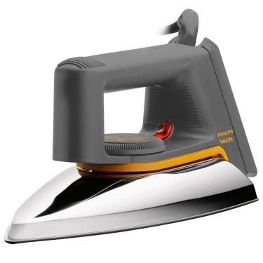 Imagem de Ferro de Passar a Seco Philips Walita HD1172 com Controle de Temperatura e Ponta de Precisão - Cinza