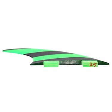 Imagem de Barbatanas de Prancha de Surf, Propulsor de Surf Verde + Preto, Tri Set Thruster Funboard Longboard Shortboard para FCS