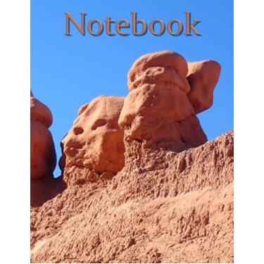 Imagem de Notebook: Goblin Valley State Park, Utah. 160 pages lined college ruled composition journal for school, 8.5 x 11 in