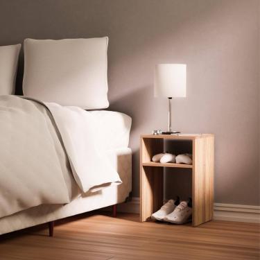 Imagem de Mesa de Canto Pequena 30x50cm Quarto Sala Escritório Crater