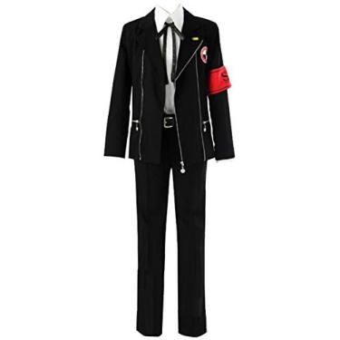 Imagem de Poetic Walk Fantasia cosplay Shin Megami Tensei Persona 3 Yuuki Makoto uniforme escolar personalizado, Masculino, P