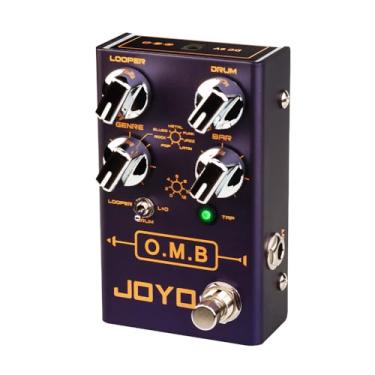 Imagem de JOYO Looper & Drum Machine Pedal (Looper Cycle Recording/Drum Machine/Looper+Drum) for Electric Guitar Effect (O.M.B R-06)