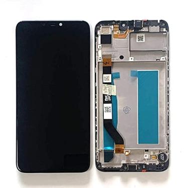 Imagem de SHOWGOOD 15.9 cm Original M&Sen para Asus Zenfone Max M2 ZB633KL/ZB632KL X01AD Tela LCD + moldura digitalizadora de painel sensível ao toque para ZB633KL (preto com moldura)