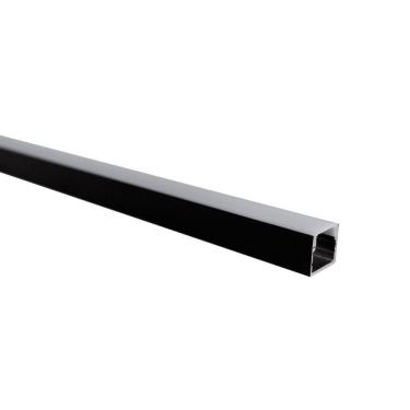 Imagem de Perfil De Sobrepor Para Fita Led Blumenau Line 17mm Com 2 Metros Preto