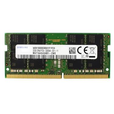 Imagem de 32 GB (1 x 32 GB) DDR4 3200 MHz PC4-25600 SODIMM 2Rx8 CL22 1.2 v Notebook para jogos Módulo de memória RAM Atualização M471A4G43AB1-CWE
