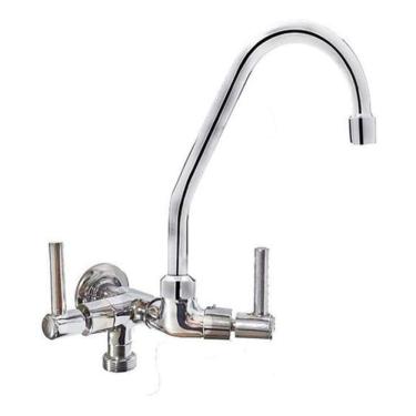 Imagem de Torneira Pia Parede Passagem Plena Saída Máquina Para Baixo