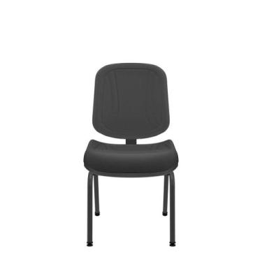 Imagem de Cadeira Premium Diretor Fixa 4 Pés Com Costura Sem Braço  - Moveis Vit