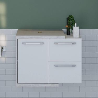 Imagem de Armario Gabinete Nexus 65P Snow /Branco Chess