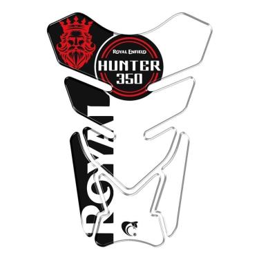 Imagem de Protetor Adesivo Moto Resinado Hunter 350 Preto Cor Preto