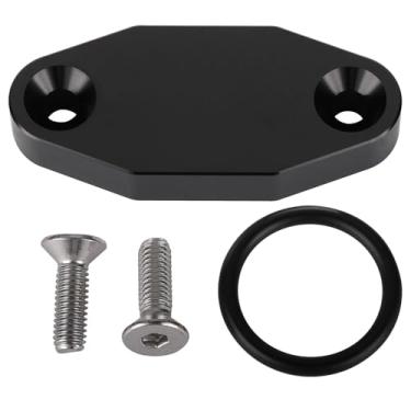 Imagem de Podavelle Placa de bloqueio de bypass do refrigerador de óleo LS para motores da série III IV LS1 LSX LS3 LQ4 LQ9 LR4 LS6 L33 LS2 LH6 L92 L76 L98 L9H L20 L94 LZ1 L99 L96 LC8 L77 Porta preta