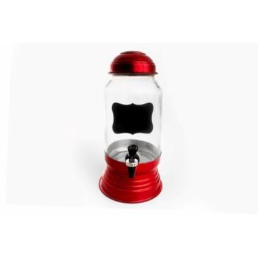 Imagem de Suqueira, Refresqueira, Chopeira Capacidade 3 Litros Base E Tampa De Aluminio