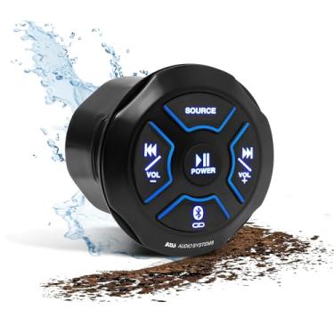 Imagem de BOSS Audio Systems Receptor de medidor de rádio marítimo Bluetooth MGR250B, amplificador embutido, classificação IPX6, porta USB + carregamento USB