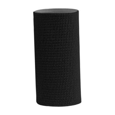 Imagem de menolana Manga de gel para tornozelos, suporte de cotovelo de pulso para calcanhar, envoltório de proteção elástica, protetor de tornozelo esportivo para, preto