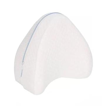 Imagem de Almofada Travesseiro De Pernas Joelhos Ortopédico Hipoalergênico Antifungo Alinhamento Coluna Alivio Da Dor