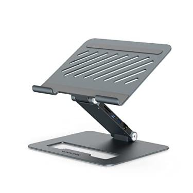 Imagem de WAVLINK Suporte para laptop Docking Station - Hub USB C 9 em 1 com 2 x HDMI 4K 60 Hz, adaptador HDMI duplo com carregamento PD 85W