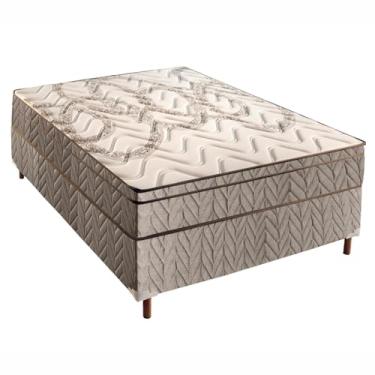 Imagem de Cama Box Casal Sublime Berlim Molas Superlastic 48cmx138cmx188cm Marrom