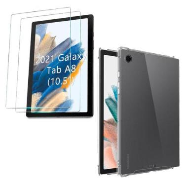 Imagem de Capa Transparente Para Tablet Samsung A8 X200/X205 +Película - Commerc