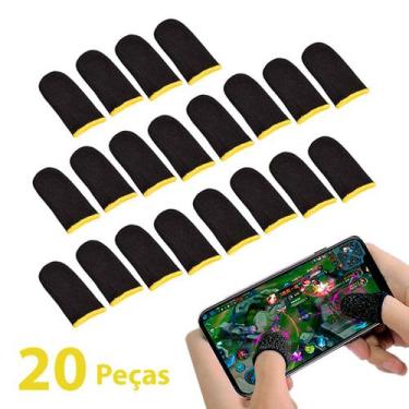 Imagem de Kit 20 Peças Luvas De Dedo Gamer Para Celular Jogos Mobile Luvinhas An