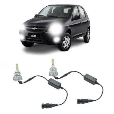 Imagem de Kit Lâmpadas Super Led Farol de Milha Gm Celta 2006 à 2014 - GP