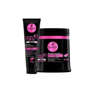 Imagem de Haskell Cavalo Forte Hidra Máscara 500g + Leave In 2 em 1