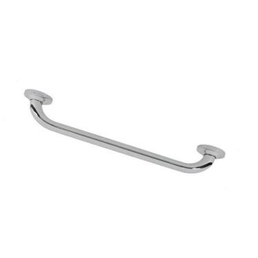 Imagem de Barra Alça Apoio 30Cm Segurança Aço Inox Suporte Idoso Cadeirante Defi