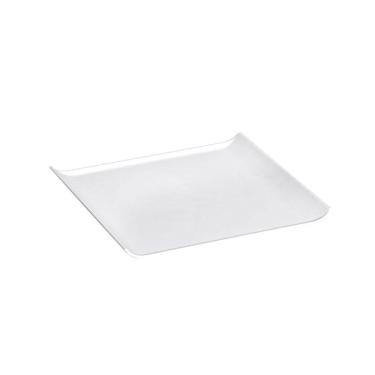 Imagem de Bandeja Servir Quadrada 30x30 Branca Em Polipropileno Linha Tropical Vem