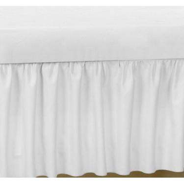 Imagem de Saia De Berço - Padrão Nacional E Americano - Branca em Algodão e Poli