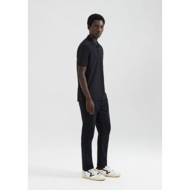 Imagem de Calça Em Sarja Masculina Taper Chino - Hering, 046, Preto