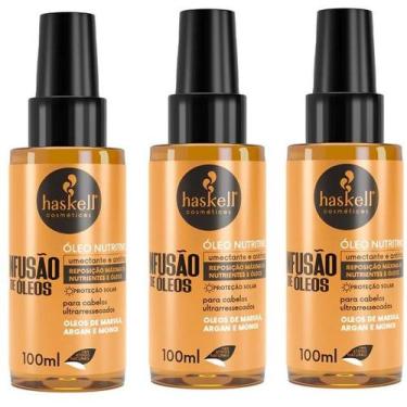 Imagem de kit 3 SERUM INFUSAO DE OLEOS 100ML HASKELL
