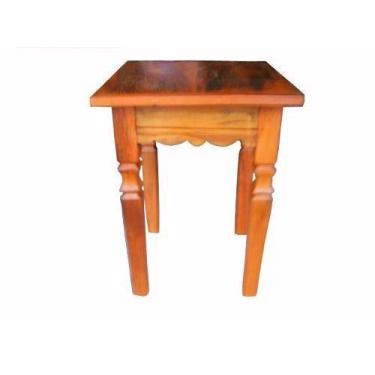 Imagem de Mesa De Canto Xangai Em Madeira De Demolição - Cód 993 - Barrocarte